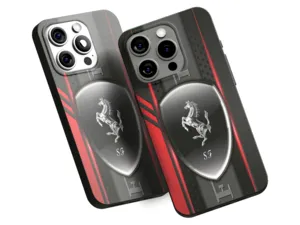 Ferrari Étui Téléphone Cellulaire Look Tuning Drift